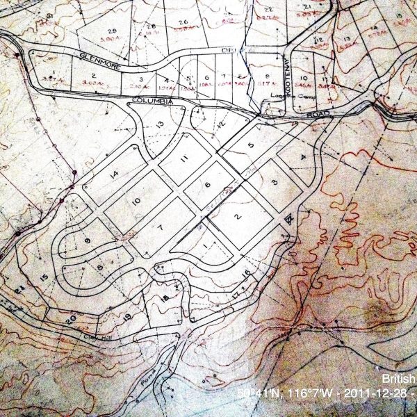 1912 Landscape Architecture Lots Redwillow Enterprise was concerned with. The sawmill we removed is shown in a right of way, lower centre