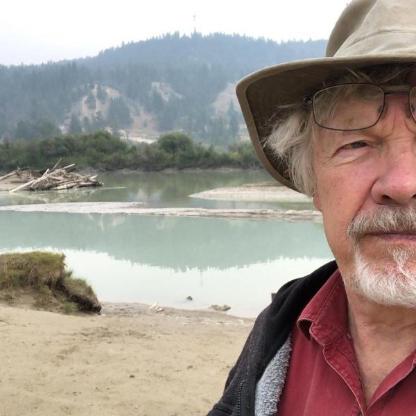 Barry Moore at the Railway-crossing and Canoe Launch on the Upper Columbia